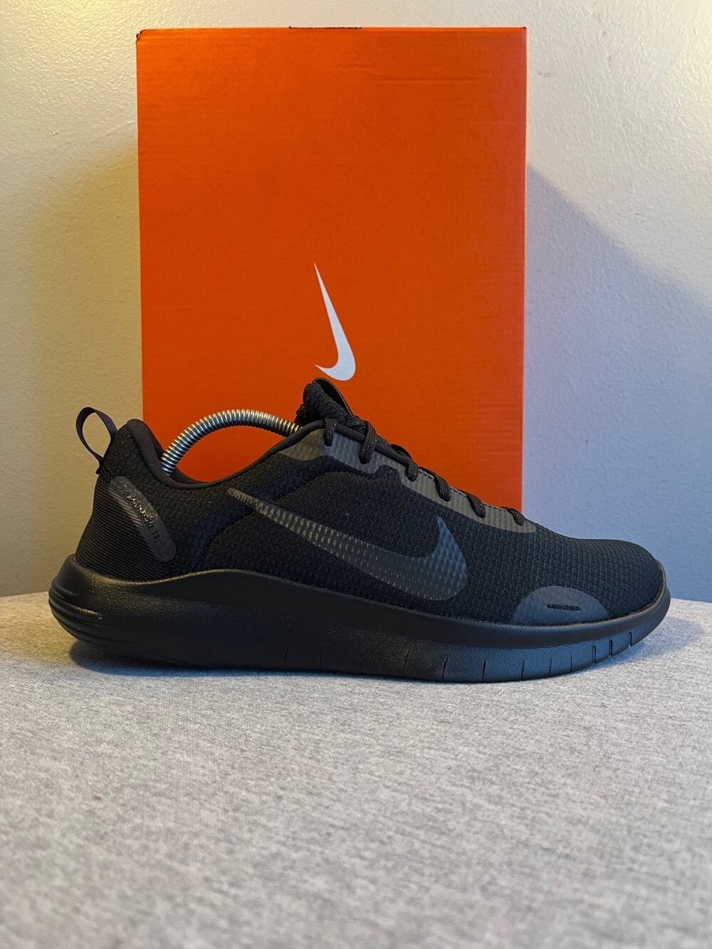 Nike Flex Experience Run 12 Black Men's Road Running Shoes Size 10.5 DV0740-003